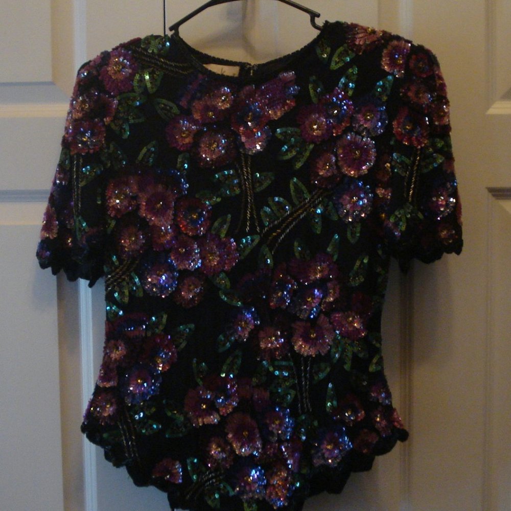 Sequin top